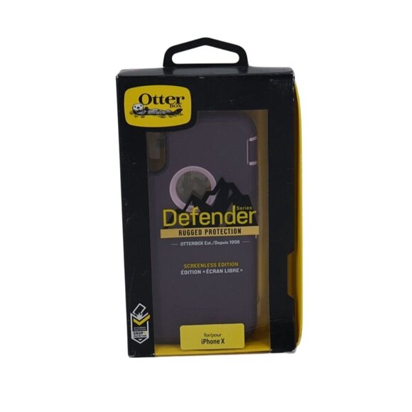 OtterBox Defender Series Case for iPhone X – Black Rugged Protection (No Holster - Picture 1 of 7